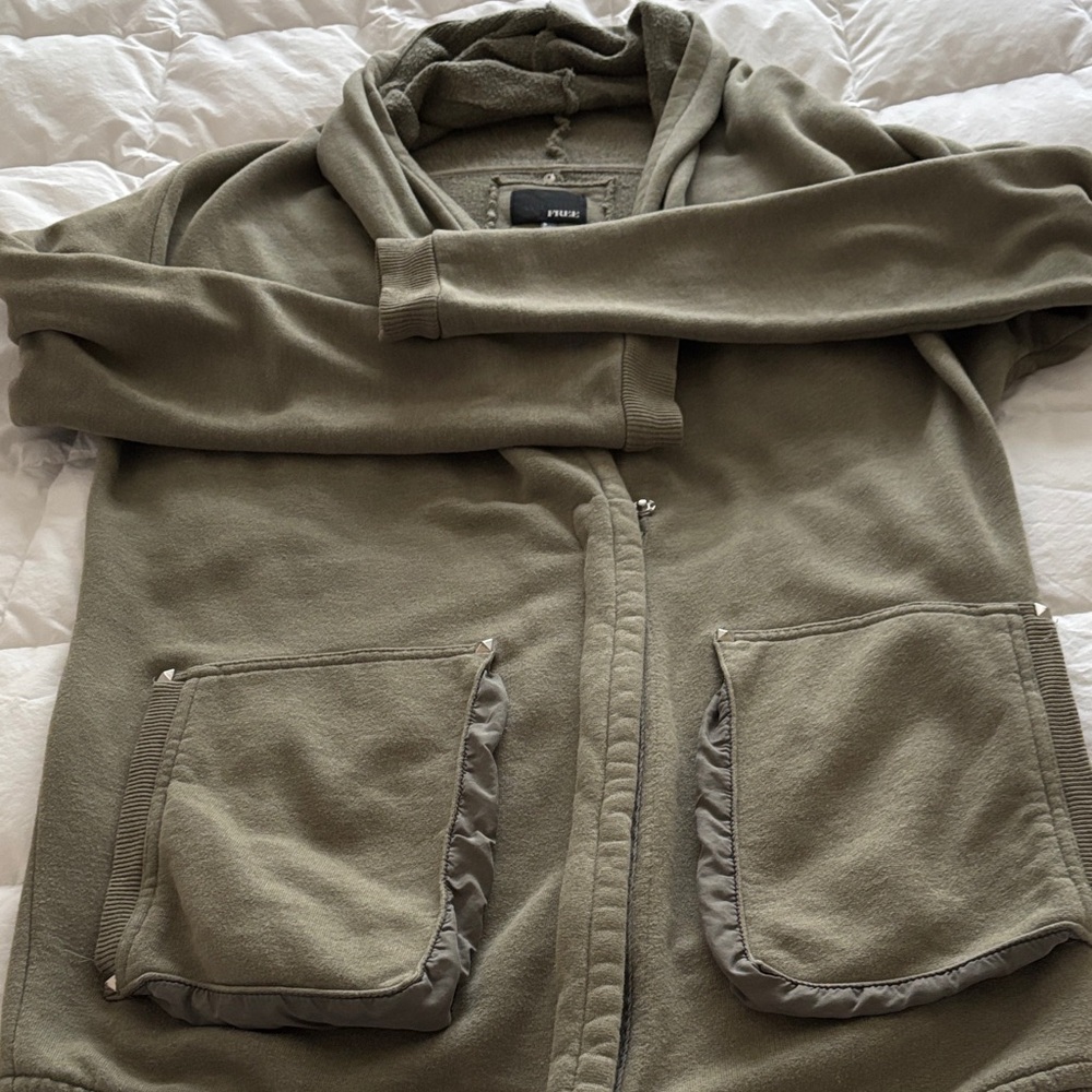 Aritzia Wilfred FREE Long Sweatshirt Jacket - S